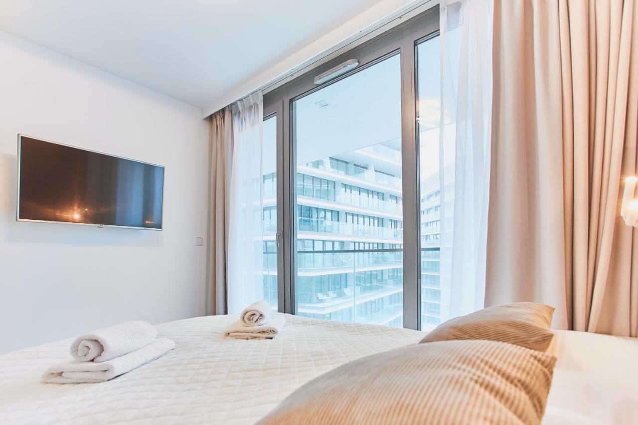 Wave Family Apartment - Sea View ミエンジズドロイェ エクステリア 写真