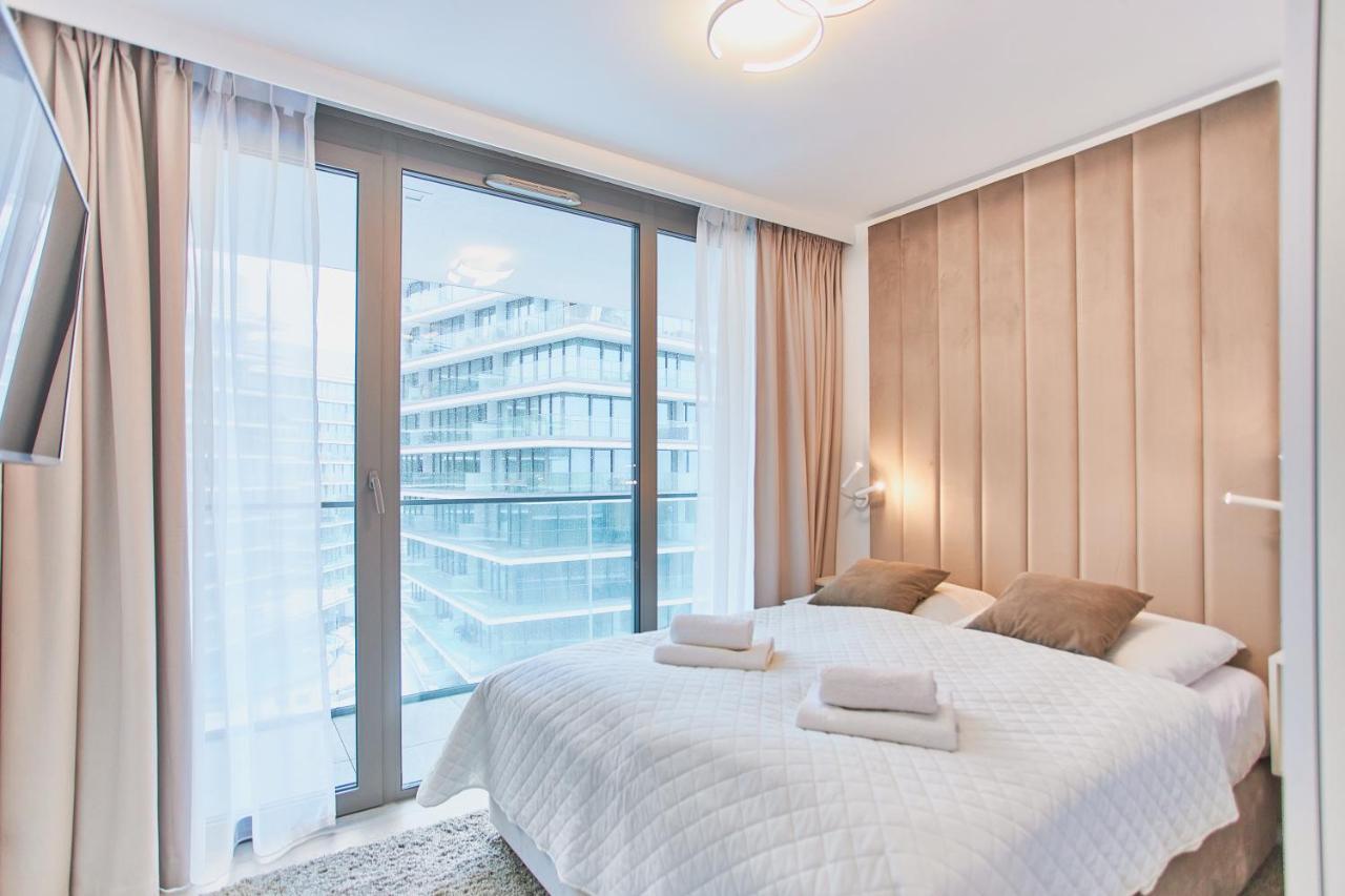 Wave Family Apartment - Sea View ミエンジズドロイェ エクステリア 写真